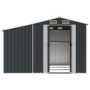 Garden shed anthracite galvanized steel 277x279x179 cm by vidaXL, Sheds - Ref: Foro24-3188293, Price: 512,85 €, Discount: %