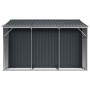 Garden shed anthracite galvanized steel 277x279x179 cm by vidaXL, Sheds - Ref: Foro24-3188293, Price: 512,85 €, Discount: %