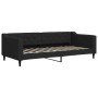 Sofá cama con colchón tela negro 90x200 cm de vidaXL, Camas y somieres - Ref: Foro24-3197410, Precio: 360,68 €, Descuento: %