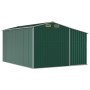 Green galvanized steel garden shed 277x365.5x179 cm by vidaXL, Sheds - Ref: Foro24-3188288, Price: 689,88 €, Discount: %