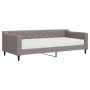 Sofá cama con colchón tela gris taupe 90x200 cm de vidaXL, Camas y somieres - Ref: Foro24-3197411, Precio: 369,62 €, Descuent...