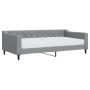 Schlafsofa mit hellgrauer Stoffmatratze 100x200 cm von vidaXL, Betten und Lattenroste - Ref: Foro24-3197413, Preis: 387,96 €,...