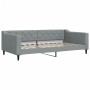 Schlafsofa mit hellgrauer Stoffmatratze 100x200 cm von vidaXL, Betten und Lattenroste - Ref: Foro24-3197413, Preis: 387,96 €,...