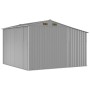 Cobertizo de jardín acero galvanizado gris 277x279x179 cm de vidaXL, Cobertizos - Ref: Foro24-3188290, Precio: 556,55 €, Desc...