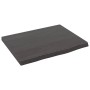 Encimera baño madera maciza tratada marrón oscuro 40x30x2 cm de vidaXL, Encimeras - Ref: Foro24-3156185, Precio: 26,10 €, Des...