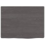 Encimera baño madera maciza tratada marrón oscuro 40x30x2 cm de vidaXL, Encimeras - Ref: Foro24-3156185, Precio: 26,10 €, Des...