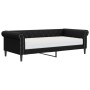 Sofá cama con colchón cuero sintético negro 90x200 cm de vidaXL, Camas y somieres - Ref: Foro24-3197719, Precio: 430,13 €, De...