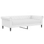 Sofá cama con colchón cuero sintético blanco 90x200 cm de vidaXL, Camas y somieres - Ref: Foro24-3197720, Precio: 411,44 €, D...