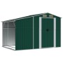 Cobertizo de jardín acero galvanizado verde 277x192,5x179 cm de vidaXL, Cobertizos - Ref: Foro24-3188286, Precio: 430,76 €, D...