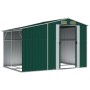 Cobertizo de jardín acero galvanizado verde 277x192,5x179 cm de vidaXL, Cobertizos - Ref: Foro24-3188286, Precio: 430,76 €, D...