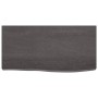 Encimera de baño madera tratada marrón oscuro 60x30x(2-6) cm de vidaXL, Encimeras - Ref: Foro24-3156199, Precio: 51,00 €, Des...