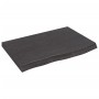 Encimera de baño madera tratada marrón oscuro 60x40x(2-4) cm de vidaXL, Encimeras - Ref: Foro24-3156201, Precio: 58,99 €, Des...