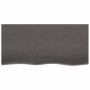 Encimera de baño madera tratada marrón oscuro 100x50x(2-4) cm de vidaXL, Encimeras - Ref: Foro24-3156228, Precio: 109,30 €, D...