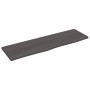 Encimera baño madera maciza tratada marrón oscuro 100x30x2 cm de vidaXL, Encimeras - Ref: Foro24-3156221, Precio: 52,82 €, De...