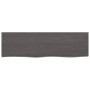 Encimera baño madera maciza tratada marrón oscuro 100x30x2 cm de vidaXL, Encimeras - Ref: Foro24-3156221, Precio: 52,82 €, De...