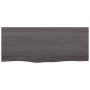 Dark brown treated wood bathroom countertop 100x40x(2-4) cm by vidaXL, Countertops - Ref: Foro24-3156225, Price: 61,99 €, Dis...