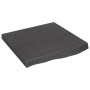 Encimera de baño madera tratada marrón oscuro 60x60x(2-6) cm de vidaXL, Encimeras - Ref: Foro24-3156208, Precio: 66,07 €, Des...