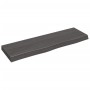 Encimera de baño madera tratada marrón oscuro 100x30x(2-6) cm de vidaXL, Encimeras - Ref: Foro24-3156223, Precio: 59,76 €, De...