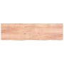 Encimera baño madera maciza tratada marrón claro 220x60x(2-4)cm de vidaXL, Encimeras - Ref: Foro24-3156183, Precio: 163,08 €,...