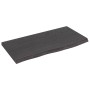 Encimera baño madera maciza tratada marrón oscuro 60x30x2 cm de vidaXL, Encimeras - Ref: Foro24-3156197, Precio: 35,76 €, Des...