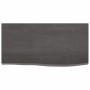 Encimera baño madera maciza tratada marrón oscuro 60x30x2 cm de vidaXL, Encimeras - Ref: Foro24-3156197, Precio: 35,76 €, Des...