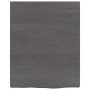 Encimera baño madera maciza tratada marrón oscuro 40x50x2 cm de vidaXL, Encimeras - Ref: Foro24-3156191, Precio: 31,93 €, Des...