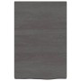 Encimera de baño madera tratada marrón oscuro 40x60x(2-4) cm de vidaXL, Encimeras - Ref: Foro24-3156195, Precio: 41,25 €, Des...