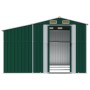 Green galvanized steel garden shed 277x279x179 cm by vidaXL, Sheds - Ref: Foro24-3188287, Price: 519,99 €, Discount: %