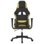 Hellgrüner und schwarzer Gaming-Stuhl aus Stoff von vidaXL, Gaming-Stühle - Ref: Foro24-3143738, Preis: 111,99 €, Rabatt: %