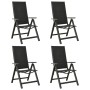 Anthracite gray aluminum 5-piece garden dining set by vidaXL, Garden sets - Ref: Foro24-3070634, Price: 413,65 €, Discount: %