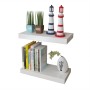 Wall shelves 4 units white 40 cm by vidaXL, Shelves and shelves - Ref: Foro24-275996, Price: 55,13 €, Discount: %