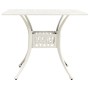 Bistro table and chairs 3 pieces white cast aluminum by vidaXL, Garden sets - Ref: Foro24-3070579, Price: 563,39 €, Discount: %