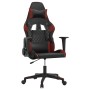 Gaming-Stuhl aus schwarzem und weinrotem Kunstleder von vidaXL, Gaming-Stühle - Ref: Foro24-3143760, Preis: 129,43 €, Rabatt: %