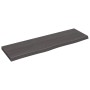 Encimera de baño madera tratada marrón oscuro 100x30x(2-4) cm de vidaXL, Encimeras - Ref: Foro24-3156222, Precio: 49,65 €, De...