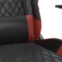 Silla gaming cuero sintético negro y rojo vino tinto de vidaXL, Sillones para videojuegos - Ref: Foro24-3143760, Precio: 129,...