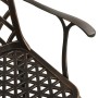 Bistro table and chairs 5 pieces cast aluminum bronze color by vidaXL, Garden sets - Ref: Foro24-3070610, Price: 698,52 €, Di...