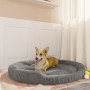 Graues Hundebett aus Plüsch, 110 x 90 x 23 cm von vidaXL, Betten für Hunde - Ref: Foro24-171390, Preis: 49,11 €, Rabatt: %