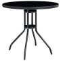 Set de comedor para jardín 5 piezas aluminio y textilene negro de vidaXL, Conjuntos de jardín - Ref: Foro24-3070656, Precio: ...