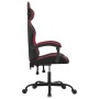 Black and wine red synthetic leather gaming chair by vidaXL, Gaming chairs - Ref: Foro24-3143825, Price: 123,63 €, Discount: %