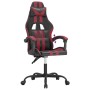 Black and wine red synthetic leather gaming chair by vidaXL, Gaming chairs - Ref: Foro24-3143825, Price: 123,63 €, Discount: %