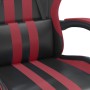 Black and wine red synthetic leather gaming chair by vidaXL, Gaming chairs - Ref: Foro24-3143825, Price: 123,63 €, Discount: %