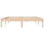 Estructura de cama madera maciza de pino 120x190 cm de vidaXL, Camas y somieres - Ref: Foro24-835736, Precio: 102,28 €, Descu...