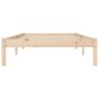 Solid pine wood bed frame 90x190 cm by vidaXL, Beds and slatted bases - Ref: Foro24-835733, Price: 77,21 €, Discount: %