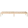 Estructura de cama madera maciza de pino 90x200 cm de vidaXL, Camas y somieres - Ref: Foro24-835745, Precio: 78,64 €, Descuen...