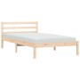 Estructura de cama madera maciza de pino 90x190 cm de vidaXL, Camas y somieres - Ref: Foro24-835811, Precio: 93,67 €, Descuen...