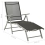 Gartenmöbel-Set 9-teilig schwarz und silber von vidaXL, Gartensets - Ref: Foro24-3070644, Preis: 386,81 €, Rabatt: %