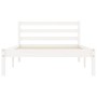 Estructura de cama madera maciza de pino blanco 90x190 cm de vidaXL, Camas y somieres - Ref: Foro24-835812, Precio: 111,65 €,...