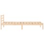 Solid pine wood bed frame 90x200 cm by vidaXL, Beds and slatted bases - Ref: Foro24-835823, Price: 96,13 €, Discount: %