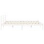 Solid white pine wood bed frame 180x200 cm by vidaXL, Beds and slatted bases - Ref: Foro24-835842, Price: 182,52 €, Discount: %