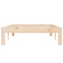 Solid pine wood bed frame 90x200 cm by vidaXL, Beds and slatted bases - Ref: Foro24-835862, Price: 85,11 €, Discount: %